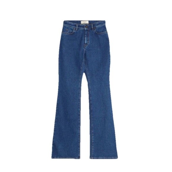 Max Mara Weekend Palo Flared Denim Jeans Pants Size 26 - Picture 1 of 15